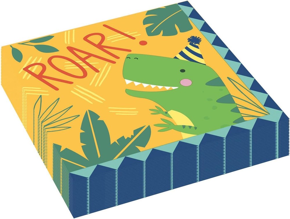Kids Dinosaur Themed Birthday Partyware