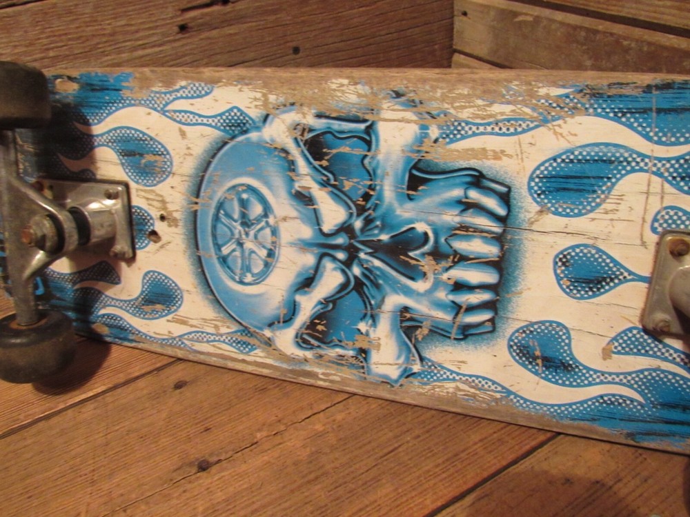 NITRIX SKATEBOARDS Complete SKULL FLAMES Skateboard