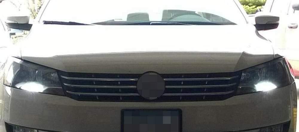 6000K White LED Daytime Running Light DRL bulbs For Volkswagen Passat 2012-2015