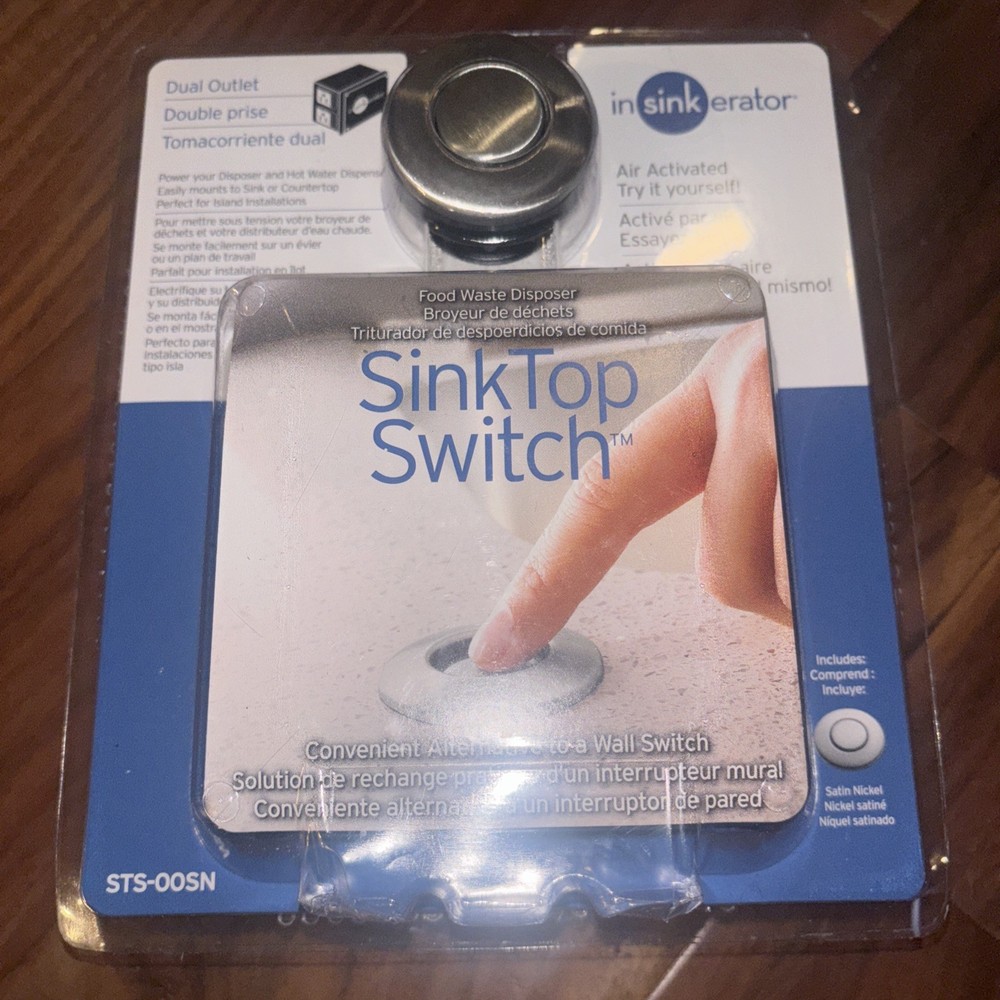 InSinkErator Sink Top Switch STS-00 Dual Outlet  Chrome