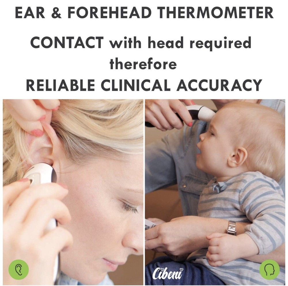 Multi-functional Digital Infrared Forehead and Ear Thermometer