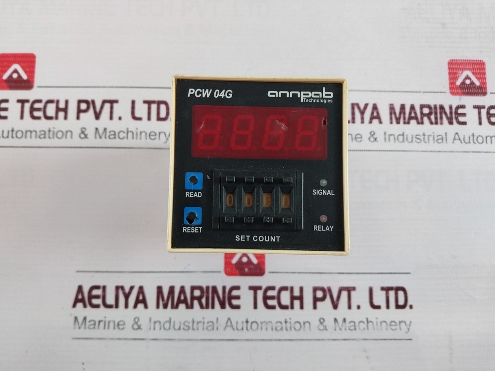 ANNPAB Technologies PCW 04G Preset Counter 220 VAC 5A