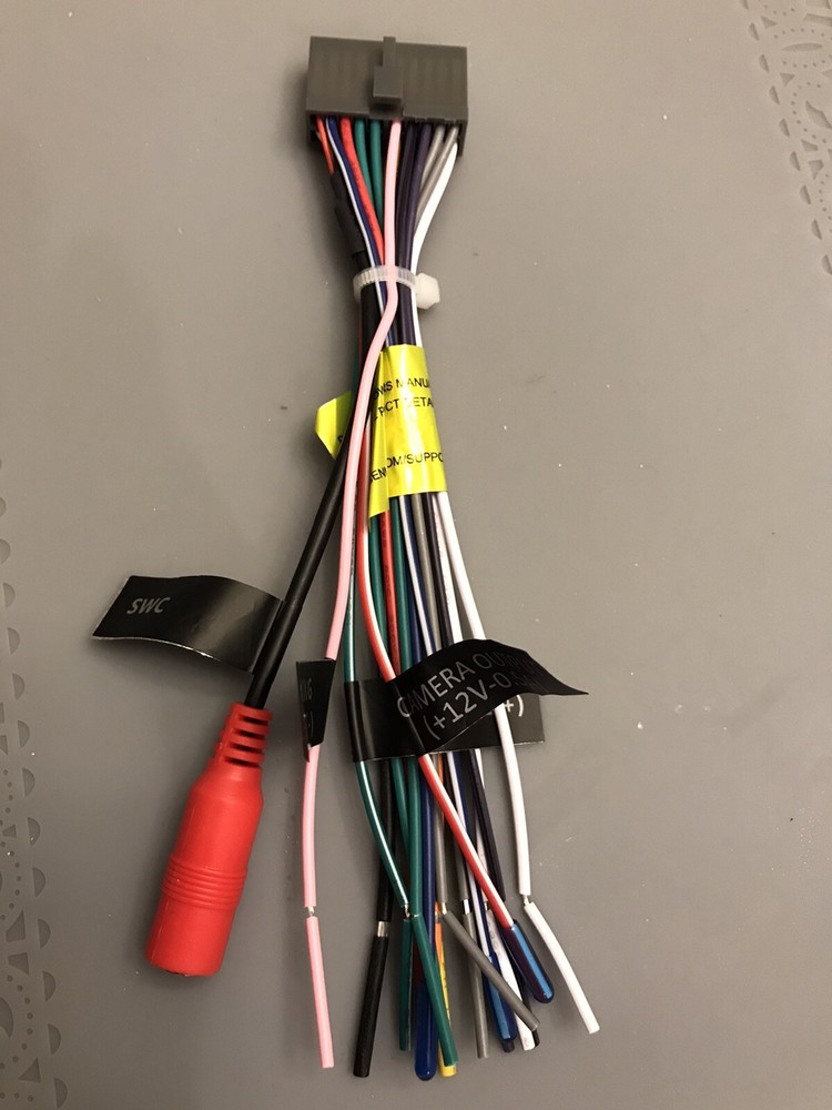 Jensen VX2529 Wire Harness with SWC(Steering Wheel Control) Jack