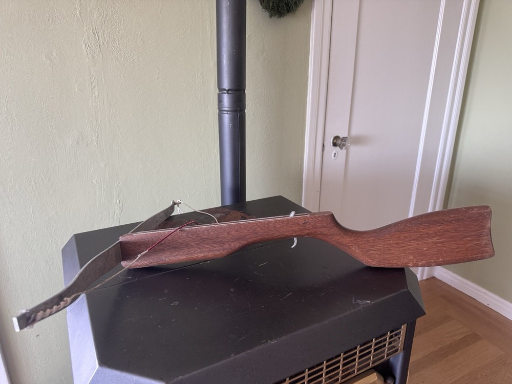 Wood Crossbow Brown Finish