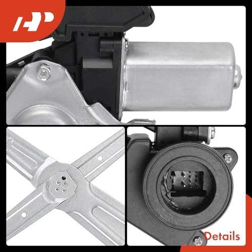 Front Left Electric Power Window Regulator with Motor (10 Front Driver (LH)