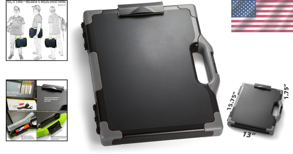 All-in-One Portable Clipboard Storage Box