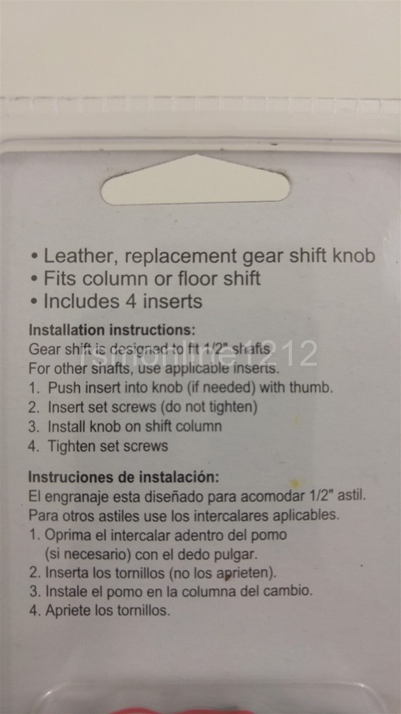 Custom Accessories 40065 Genuine Leather Gear Shift Knob
