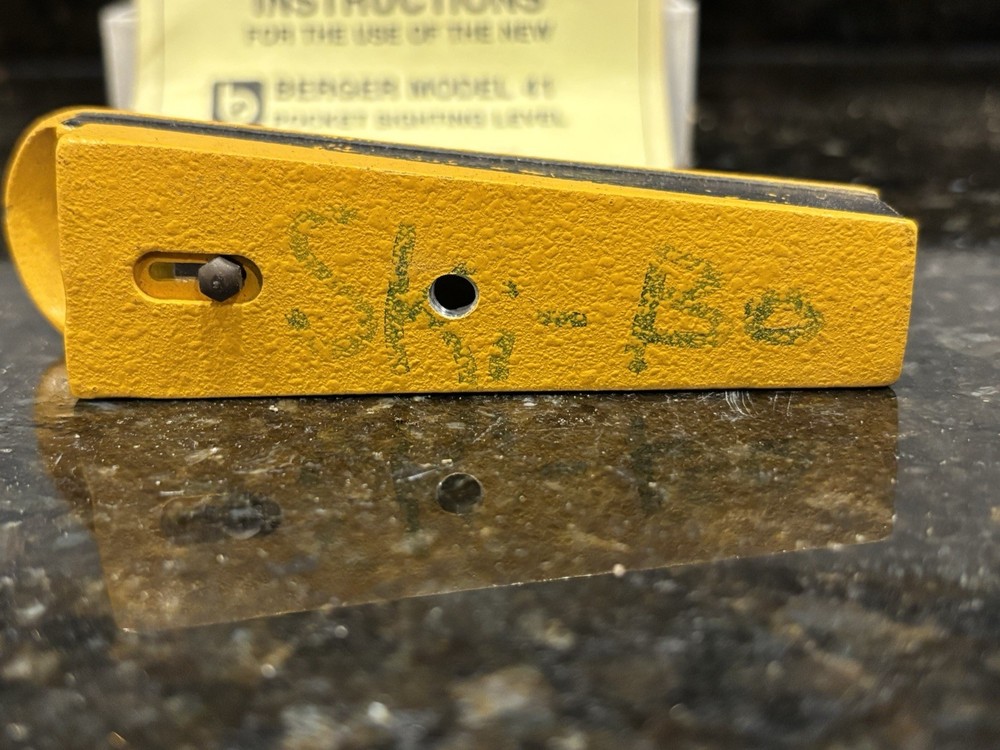 Berger Instruments Model 41 Pocket Sighting Level
