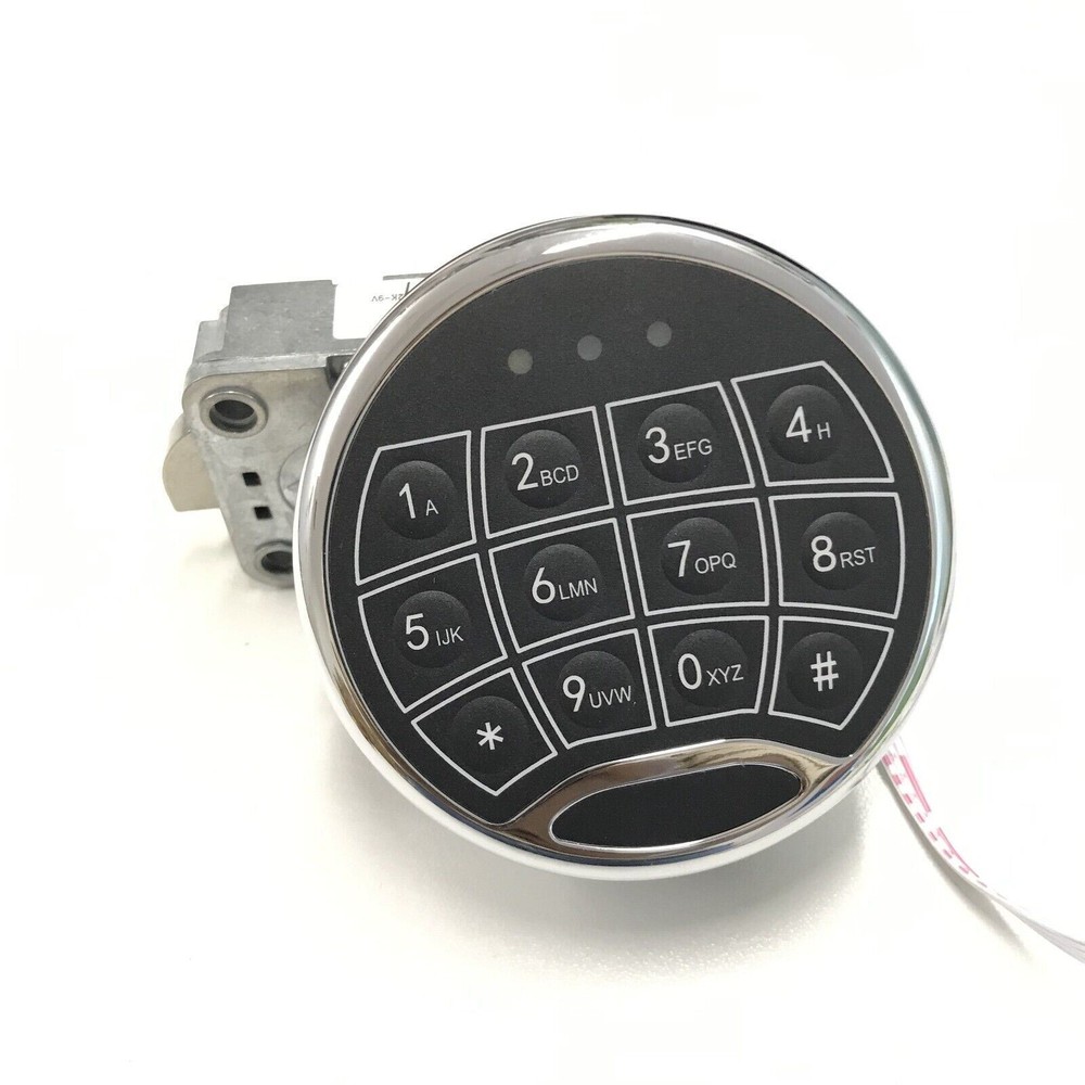 Ambition Electronic Safe Lock Replacement With Swing Bolt Lock With 2 Master Key