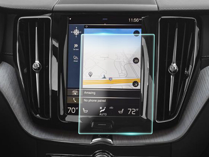 Crystal Clear Screen Protector for 2019 Volvo XC60 Vehicle Navigation