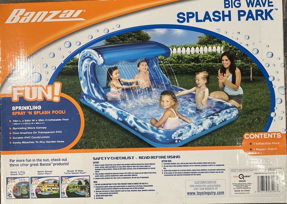 banzai water slide
