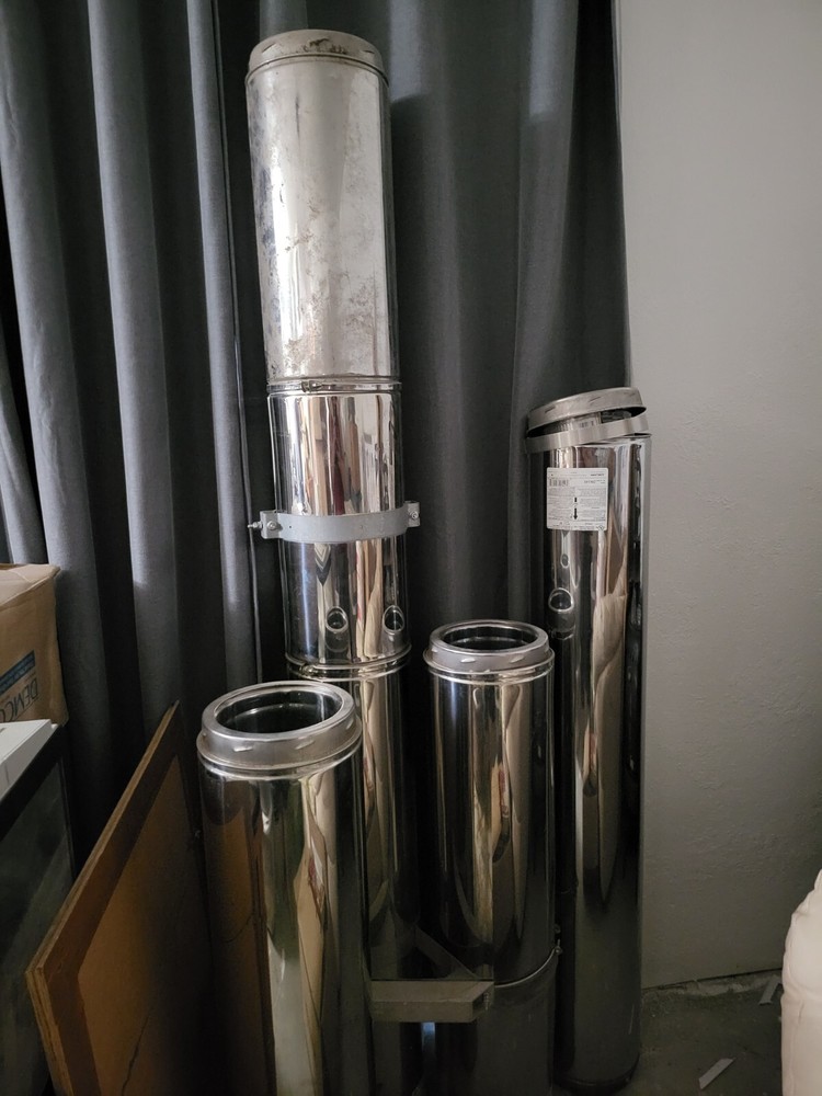Wood Stove With Pipes