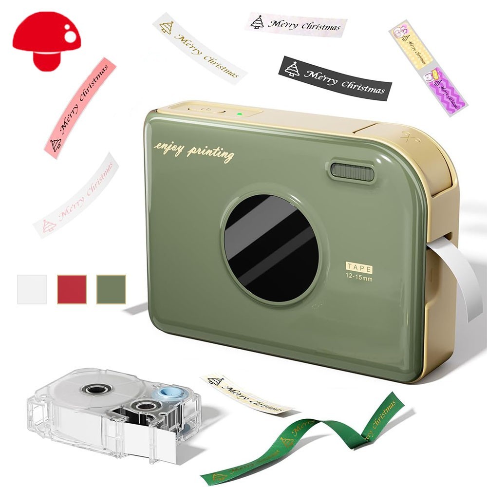 Phomemo A30 Label Maker, Mini Bluetooth Thermal Ribbon Printer Rechargeable