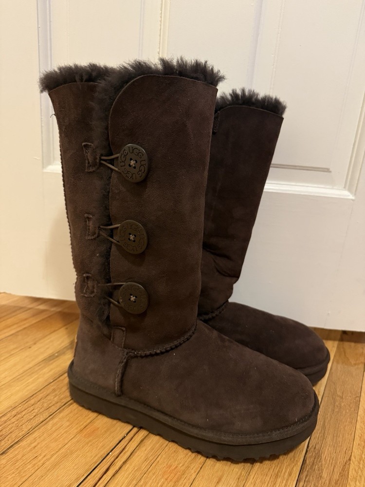 UGG Women’s Chestnut Tall Button Shearling Boots
