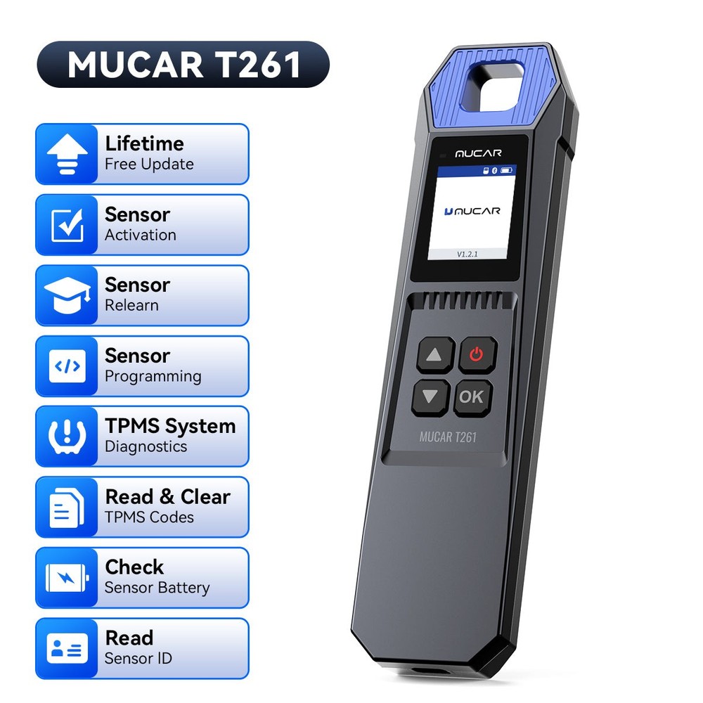 THINKSCAN 689BT+T261 TPMS Tool Free Update Bidirectional OBD2 Scanner ECU Coding