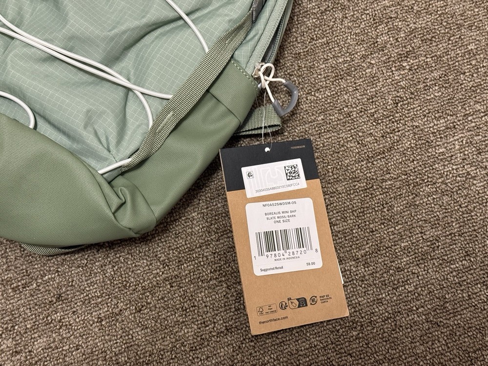 The North Face Borealis Mini Backpack Slate Moss/Bark Mist NWT