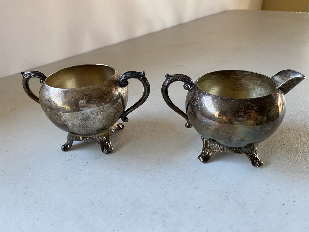 BROGERS SILVER CO cup saucer