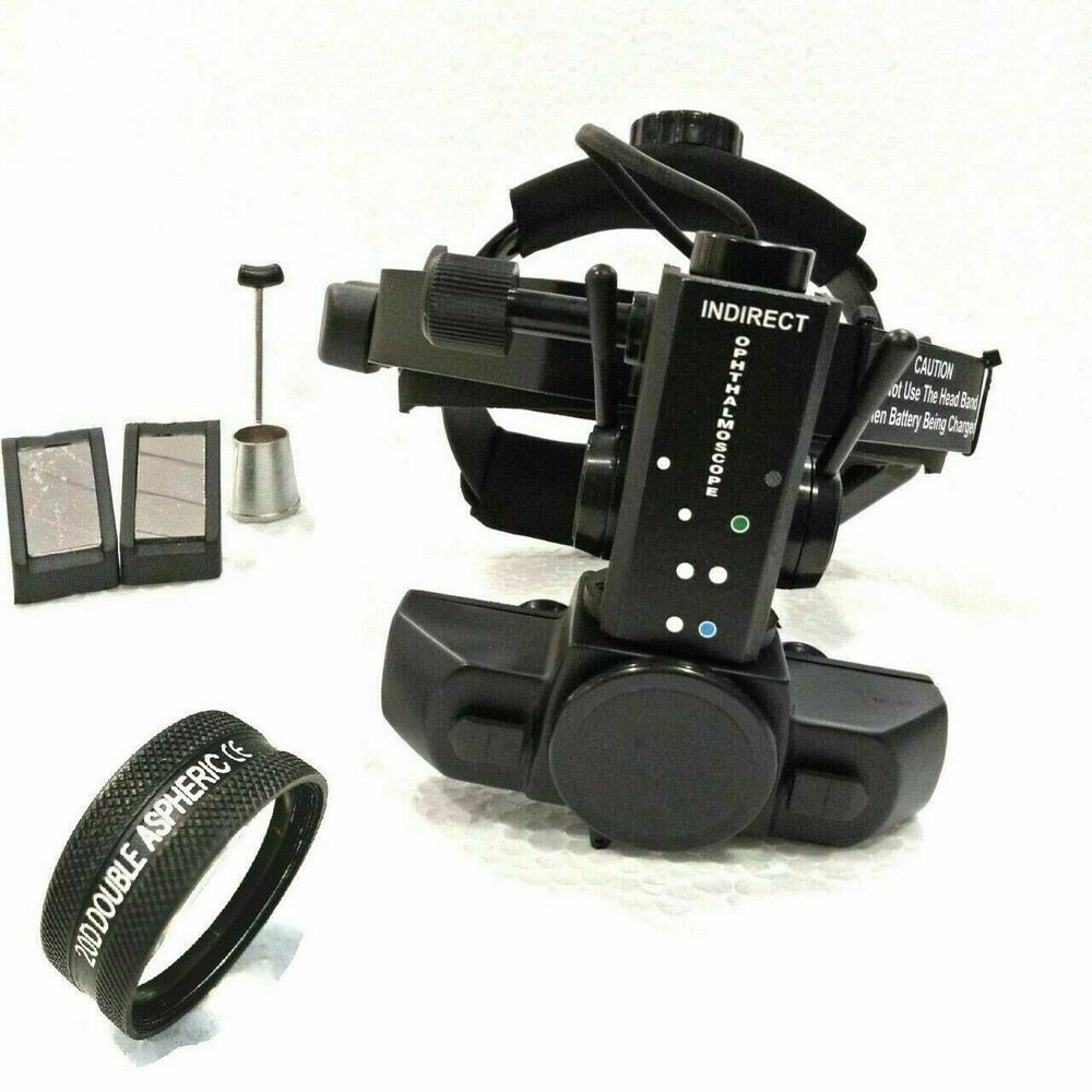 Cordless Rechargeable Eye ophthalmic binocular indirect ophthalmoscope with 20d