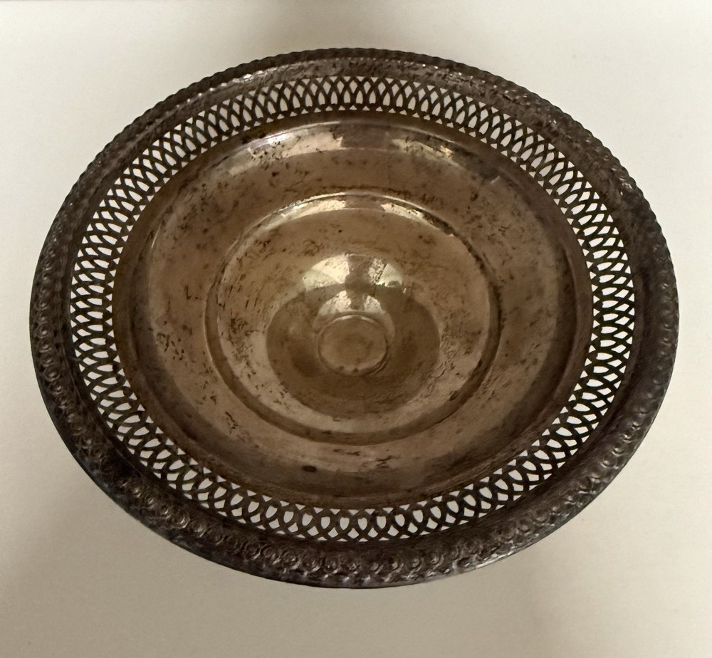 La Pierre Sterling Footed Compote Weighed Reinforced 150g
