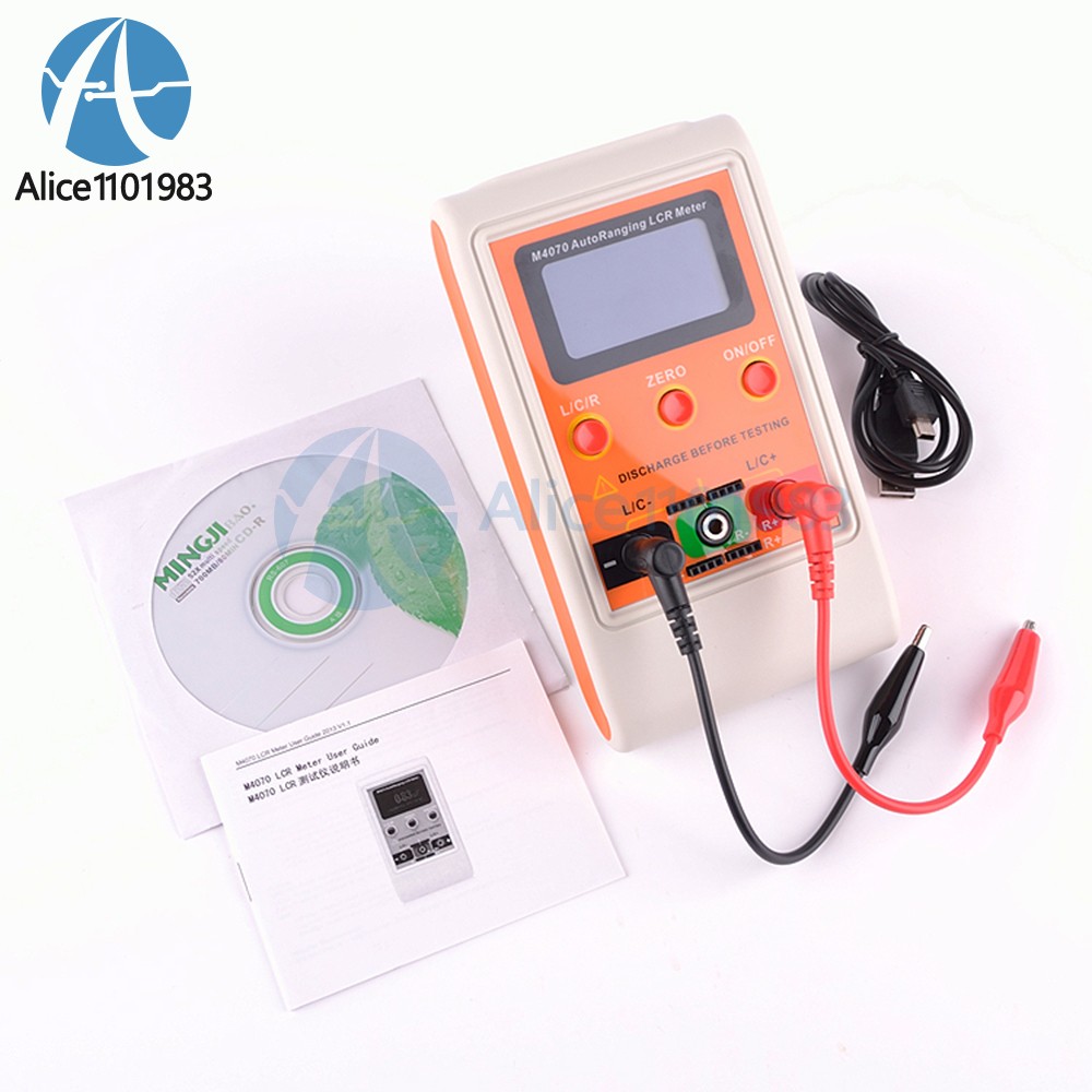 M4070 Handheld Auto Ranging LCR Meter Capacitance Inductance Resistance Tester