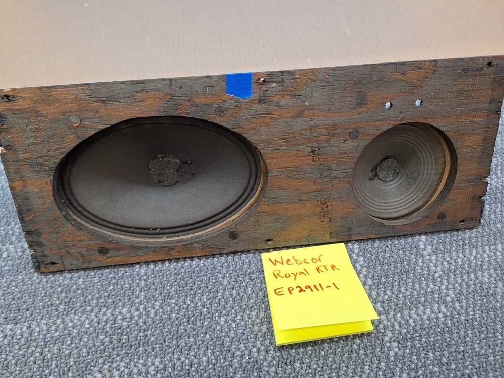 Webcor Royal Speakers
