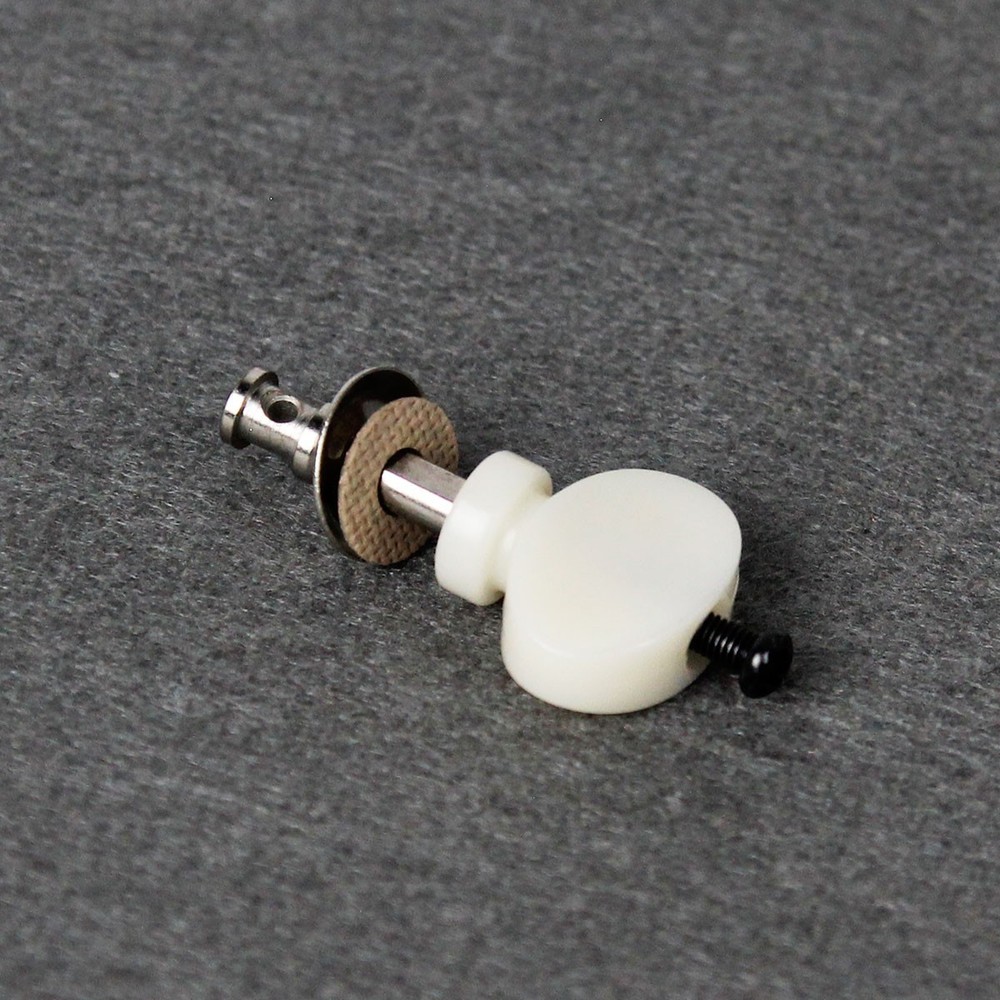 FLEOR 4 White Ukulele Tuning Peg Key Pin Machine Head String Tuner Friction Peg