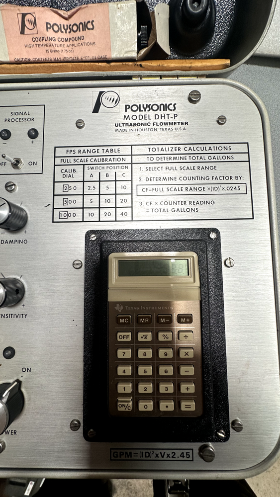 POLYSONICS HYDRA ULTRASONIC FLOWMETER MODEL DHT-P AWESOME!!