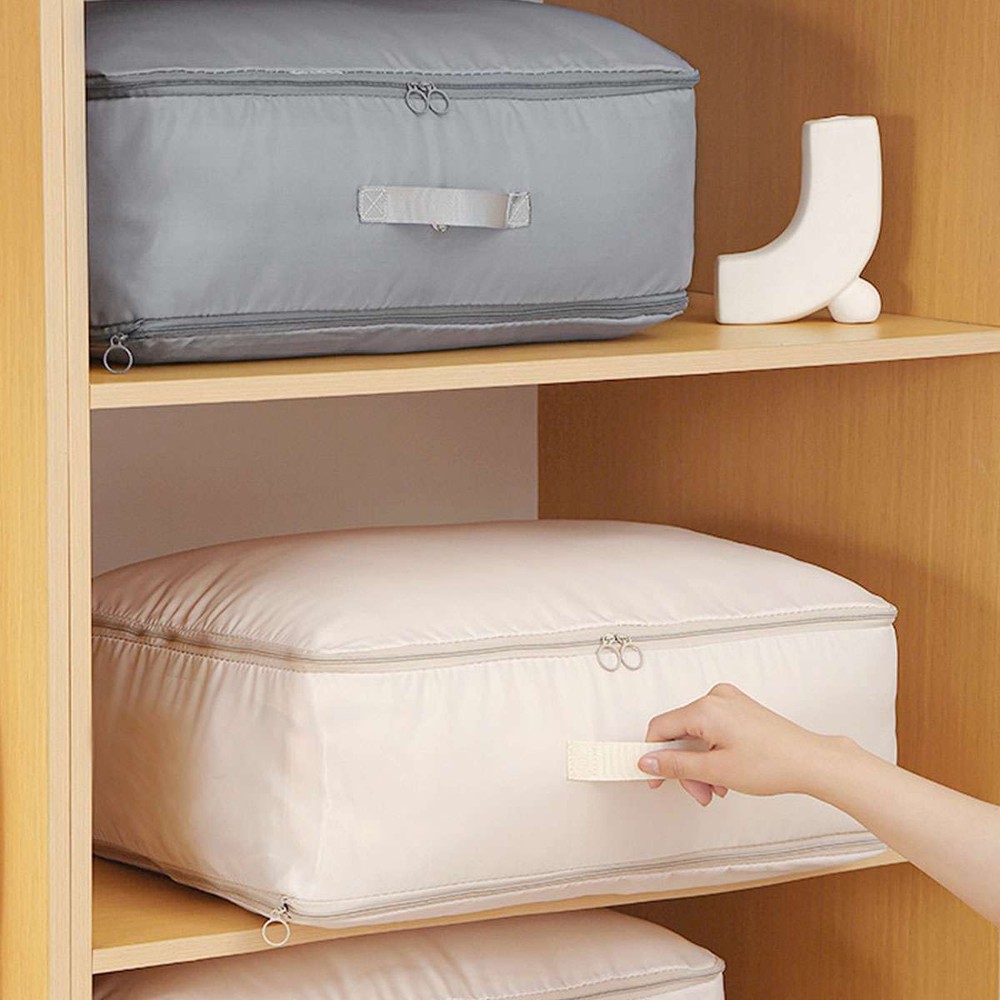 Space Saving Self Compression Organizer Waterproof Dustproof Zipper Storage Bags