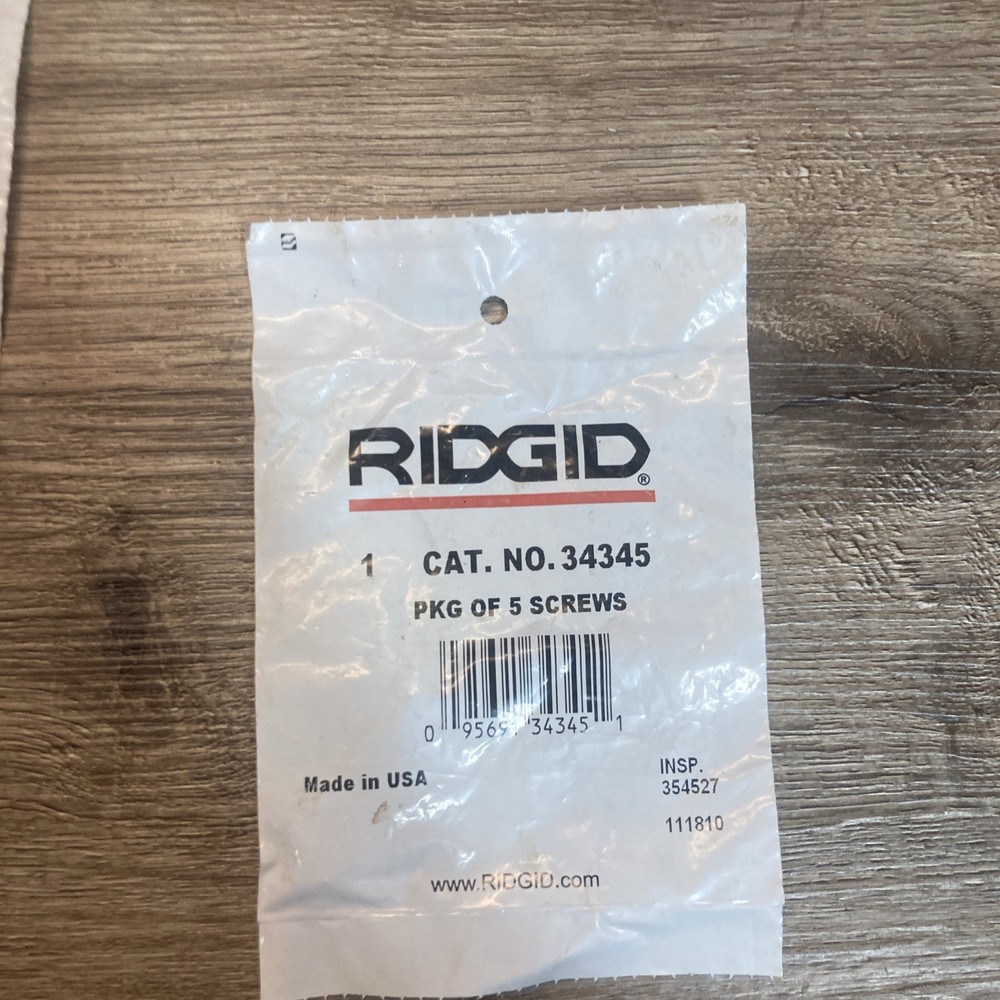 Ridgid 34345 E2020 Screw 5 Pack IN BULK  NEW