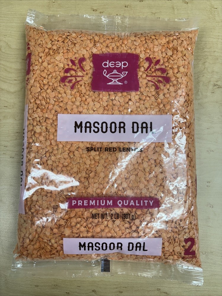 Deep Masoor Dal Split Red Lentils Premium Quality 2LB