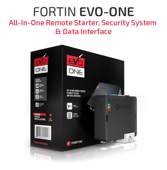 Fortin EVO-ONE All-In-One Remote Start, Security & Data Interface for your Car!