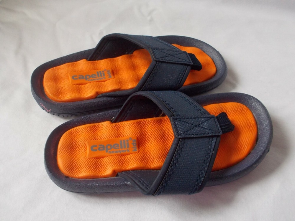 Boy's Thong Sandals by Capelli Kids/ Size 10-11