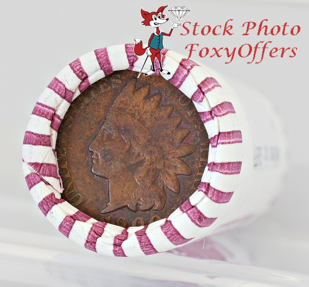 Indian Cent Roll - Mixed Years - 50 Coins - Good