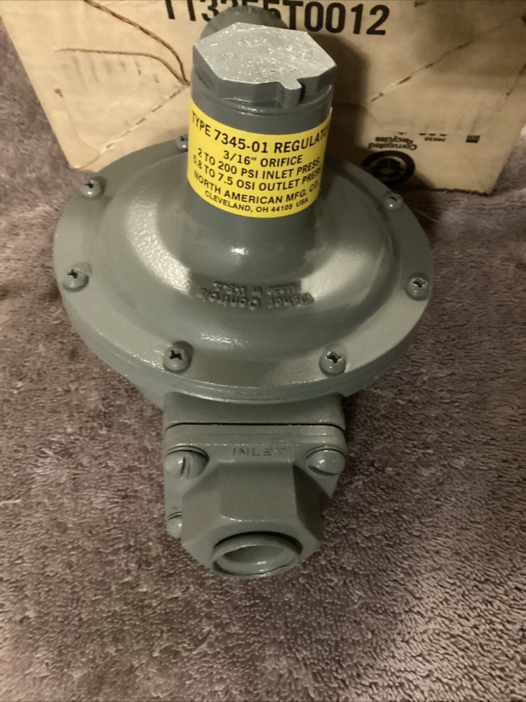 FISHER CONTROLS… 7345-01…. Regulator ….3/16" Orifice….NOS😀