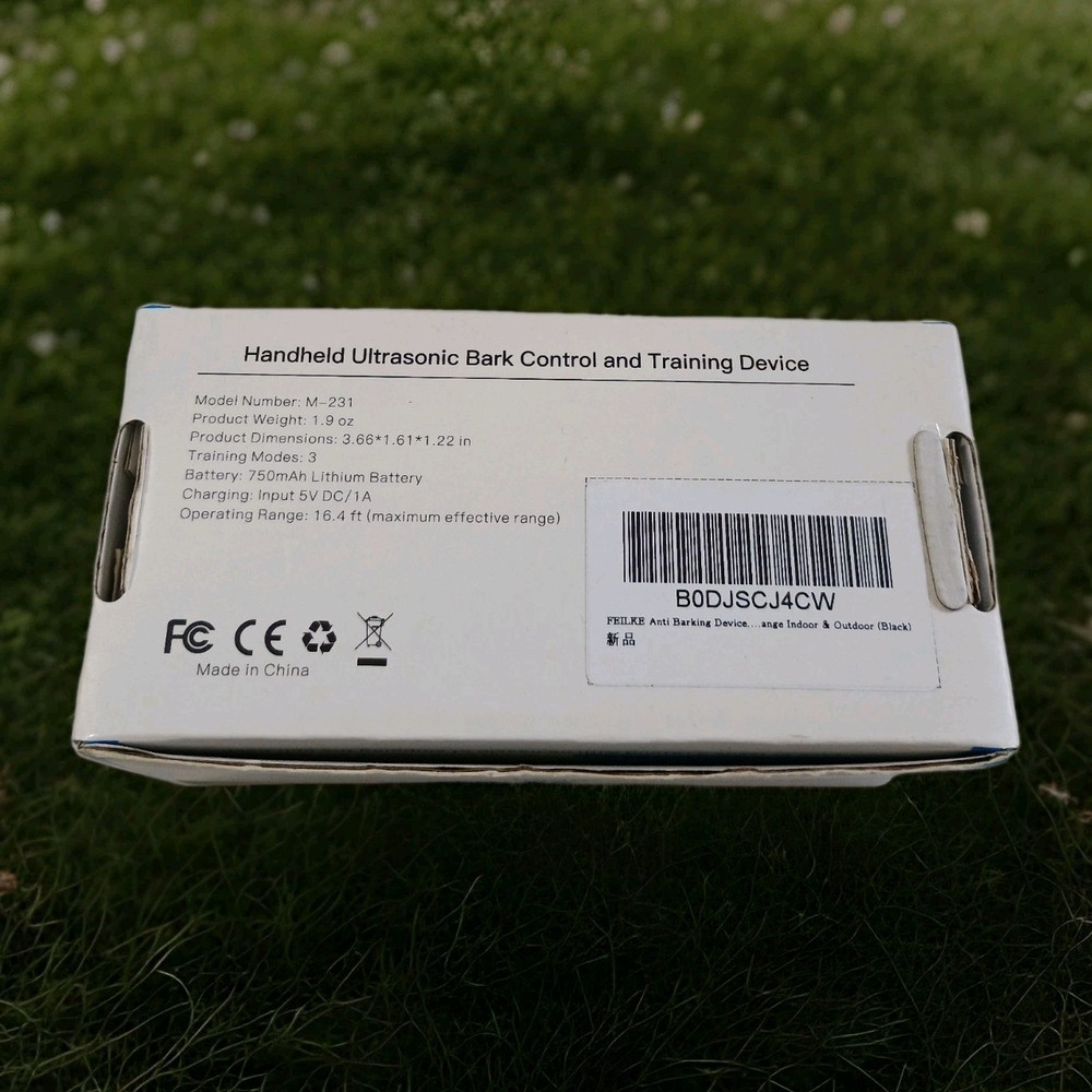 Handheld Ultrasonic Bark Control And Training 3 Modes 16.4Ft Anti Bark Control