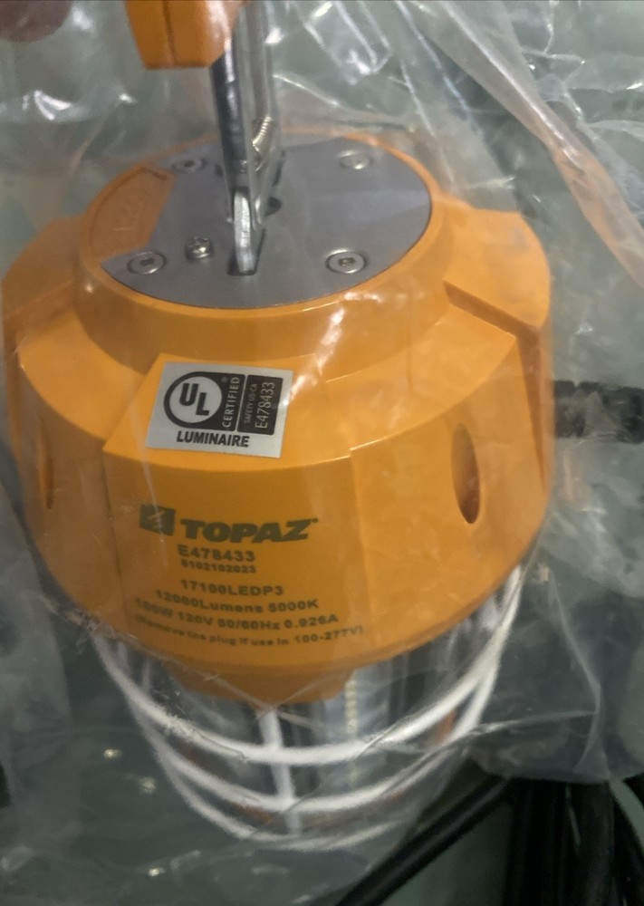 Topaz 17100LEDP3 Temporary WORK LIGHT LED 5000k 100W