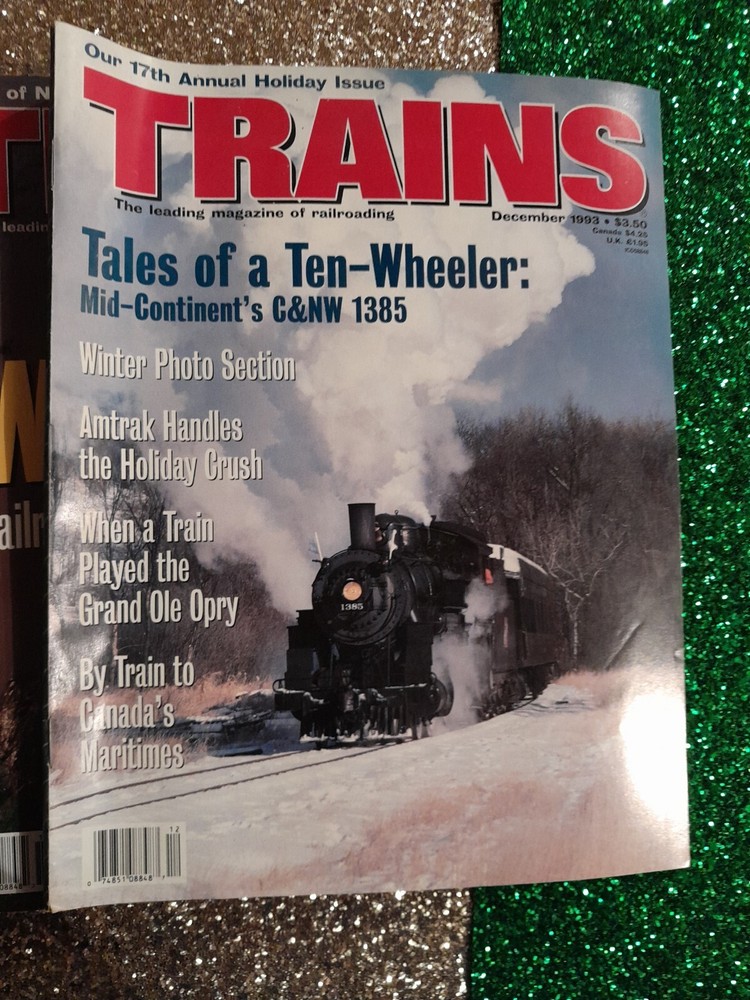 Trains Magazine Lot 1993 9 Issues