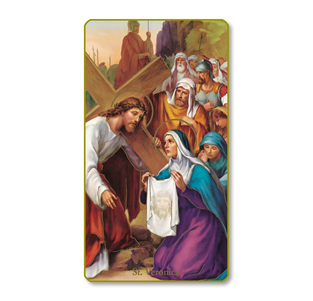 St. Veronica Paper Holy Cards, 100-Count Value Pack