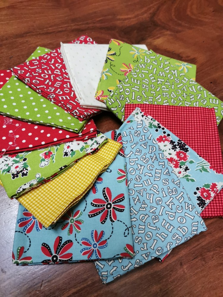 Fat Quarter Bundle:  Building Blocks Collection by American Jane