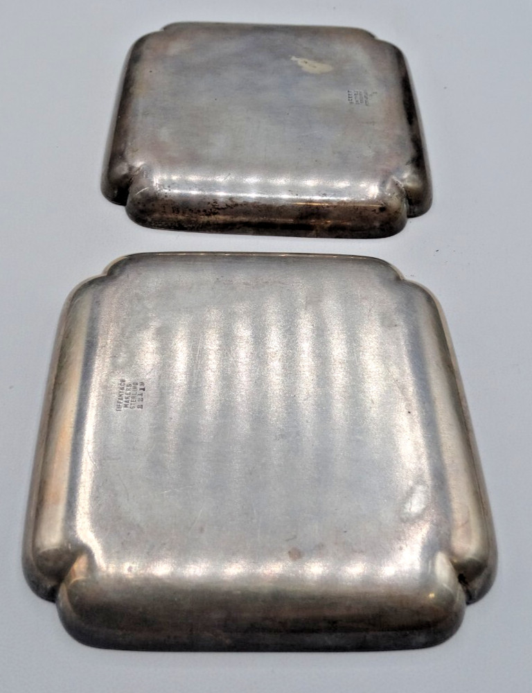 Tiffany & Co. Sterling Silver Square Trays