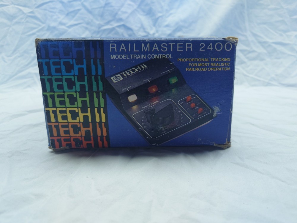 MRC Tech II Railmaster 2400 Throttle Controller Power Supply With Box And Manual