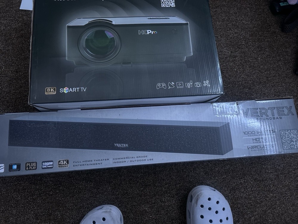 Read description please HCPro 4400 Dual Laser Projector 8K