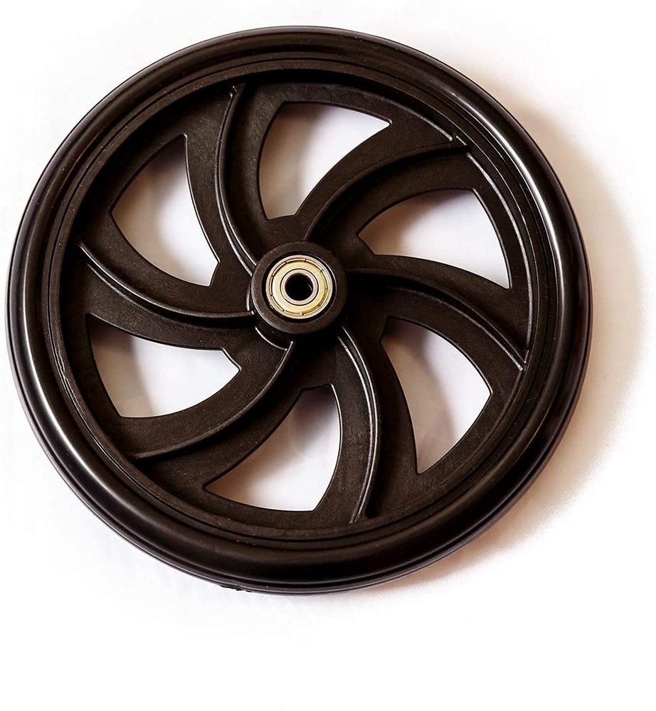 Walker Rollator 7.5" Wheels Black (1pis) (FRONT 1)