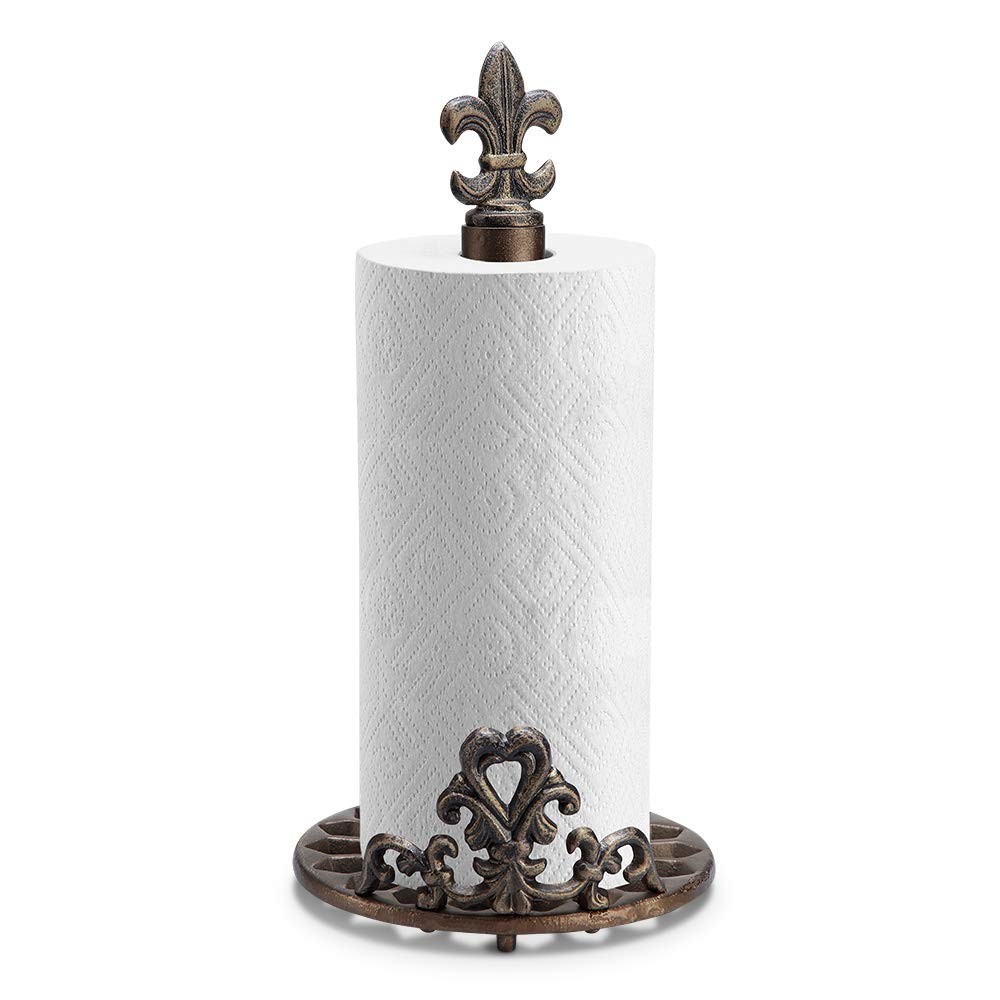 Fleur de Lis Paper Towel Holder