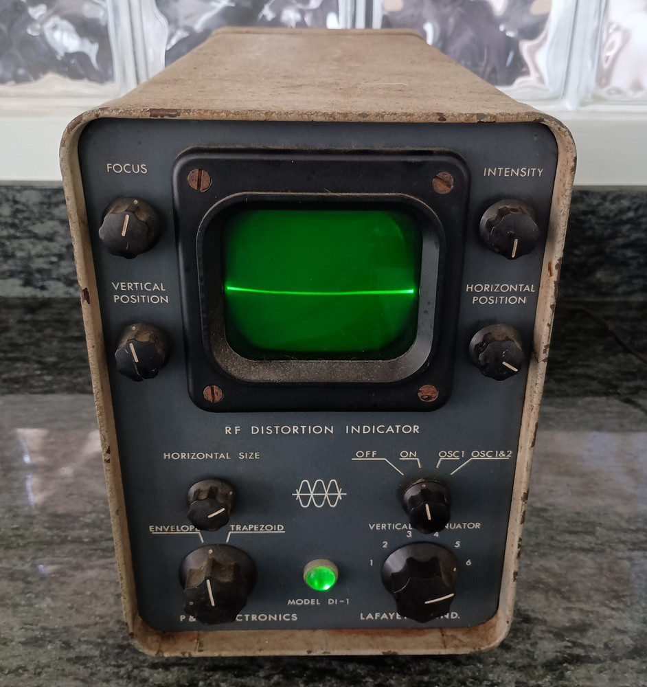 P&H Electronics Model DI-1 RF Distortion Indicator Oscilloscope