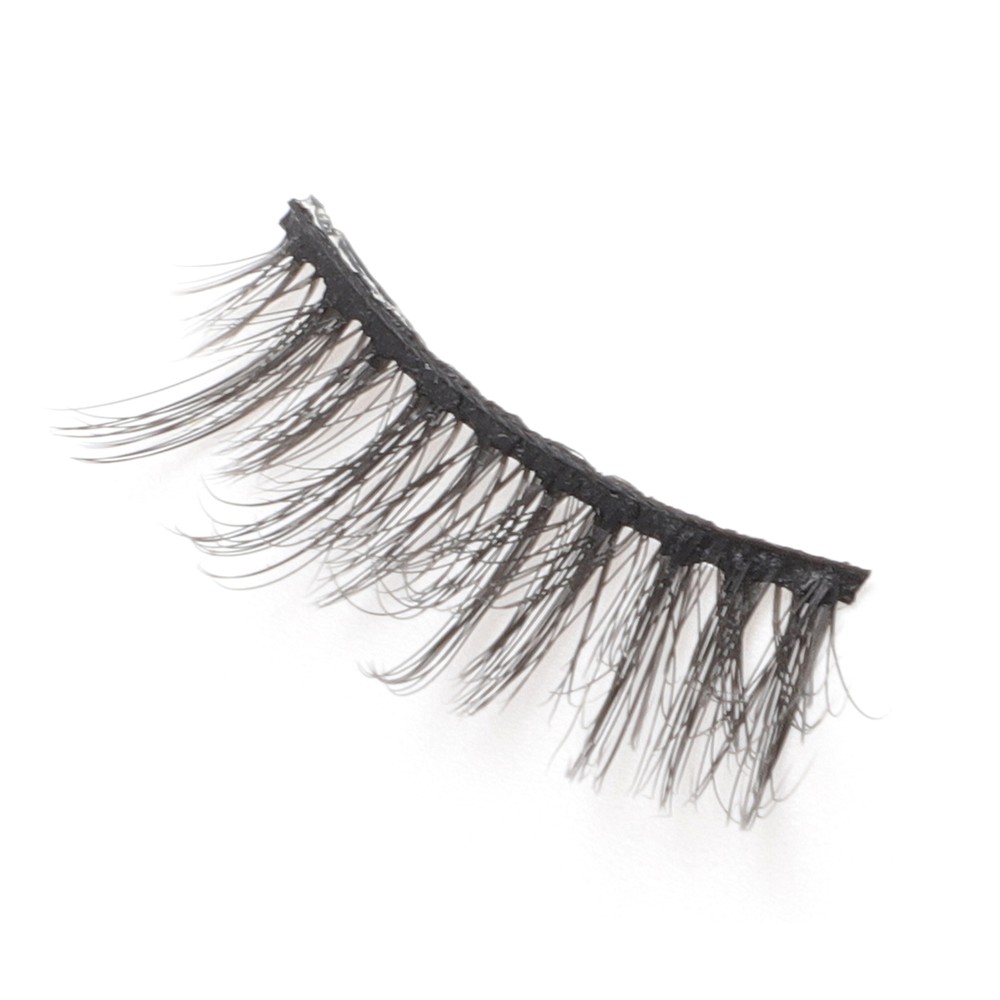 Dense False Eyelashes for Makeup Black J15 10 Pair