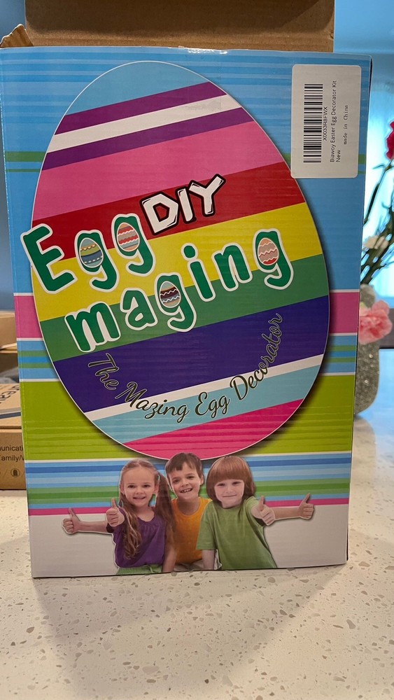 The Original Eggmazing Easter Egg Decorator Kit - Arts and Crafts Set - Includes