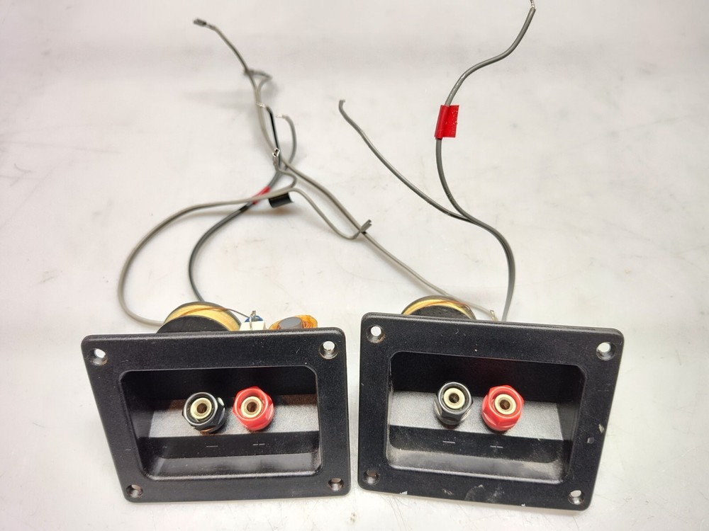 Goodmans M100 Speaker PAIR (2) Crossover Filter Connection Terminal TESTED GOOD