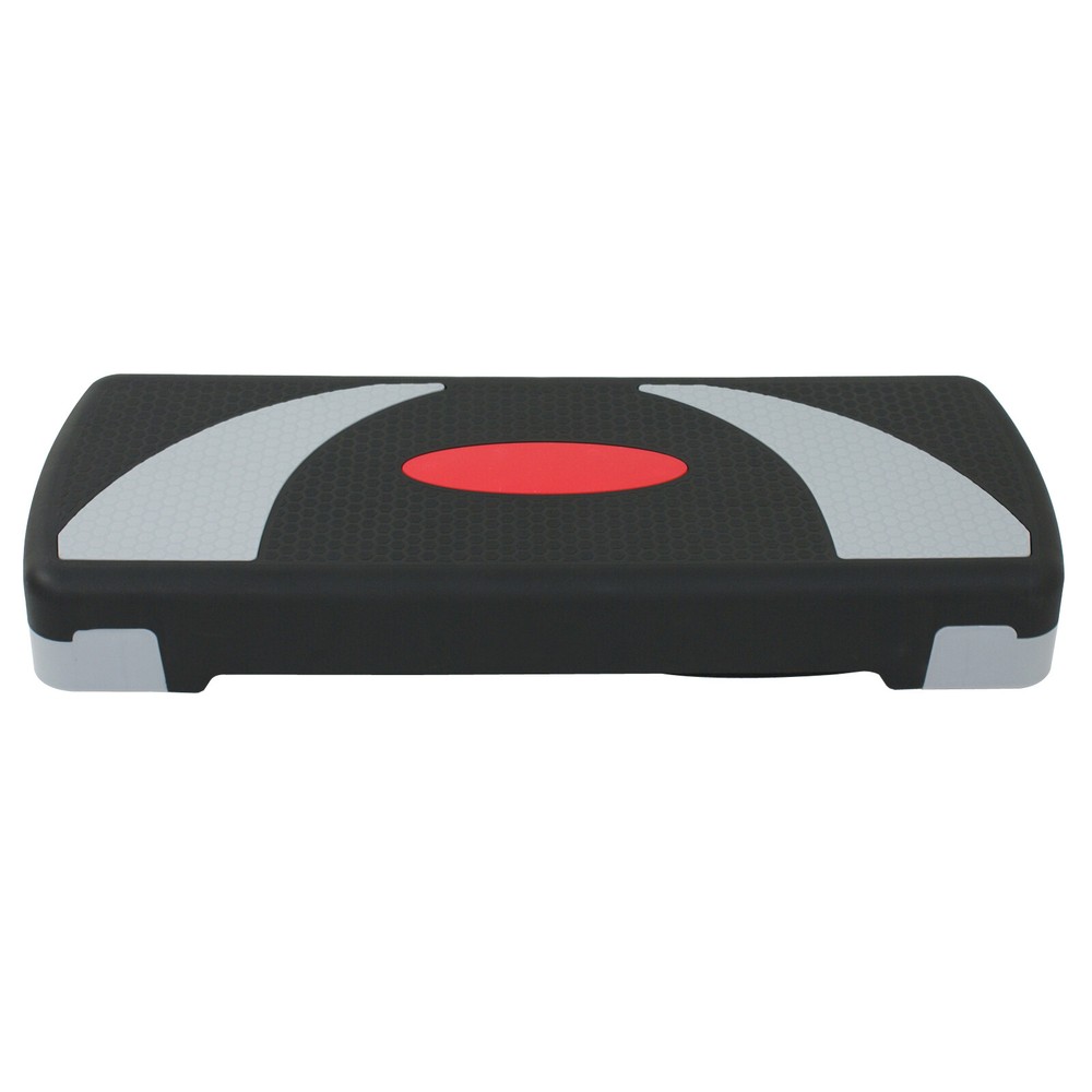 2PCS 30" Aerobic Exercise Step Platform w/4 Risers Adjust Height Workout Stepper