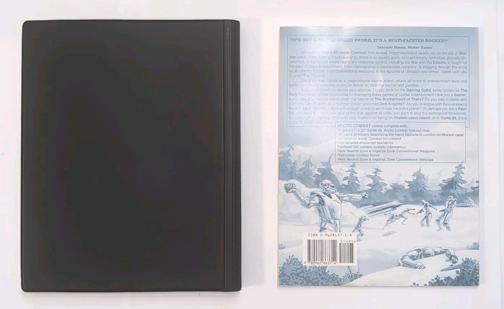Interstellar Elite Combat RPG Arctic Combat with Add-on 1991 Game Masters